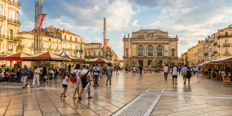 Plaza de la Comedia, Montpellier