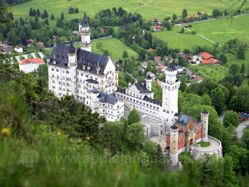 El famoso castillo de Neuschwanstein