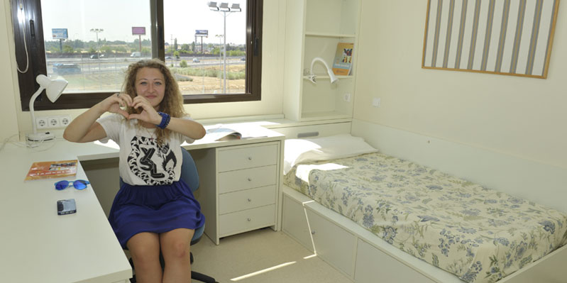 Habitación individual en residencia